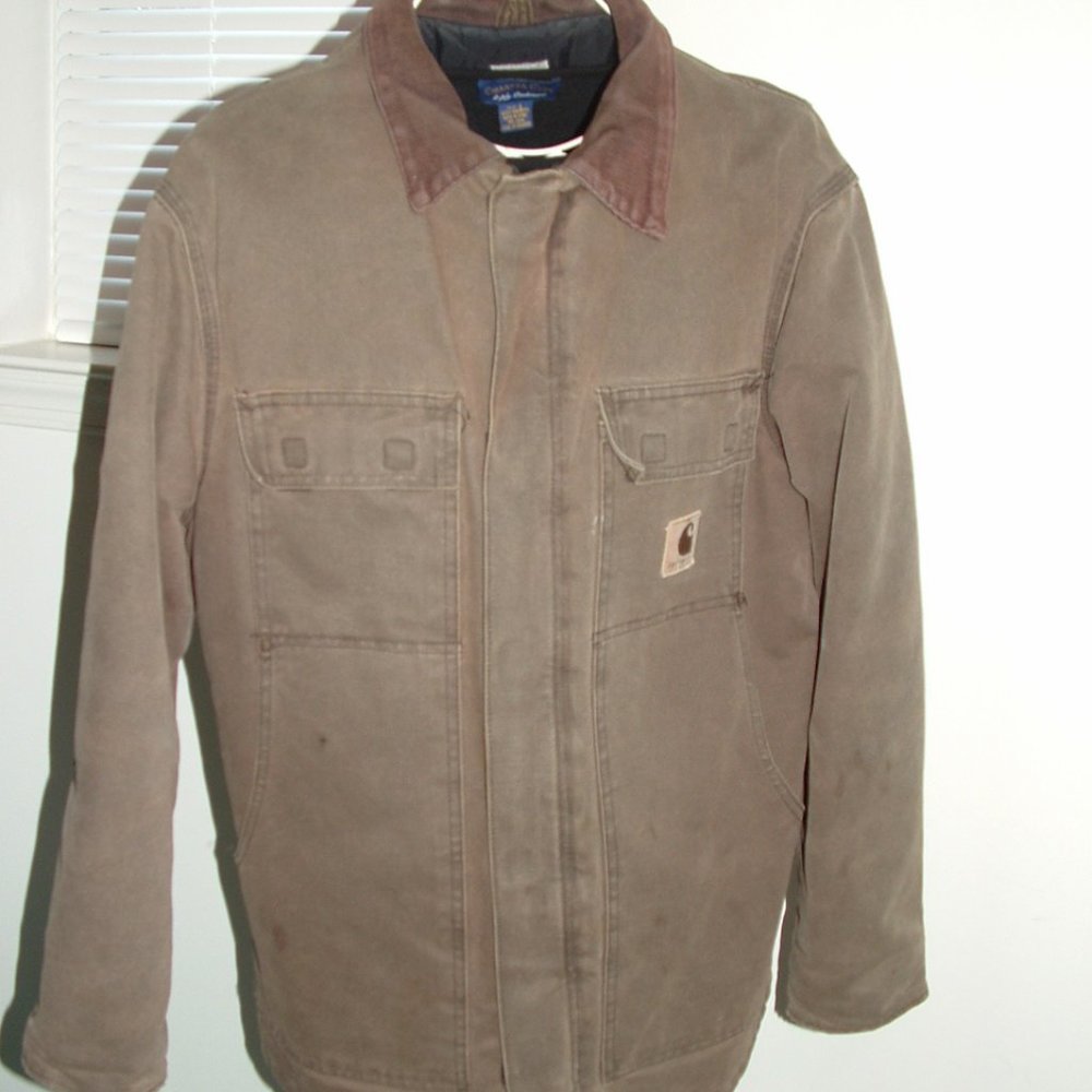 Carhartt Jacket Fully Lined XL Fade Distressed VTG 90’s